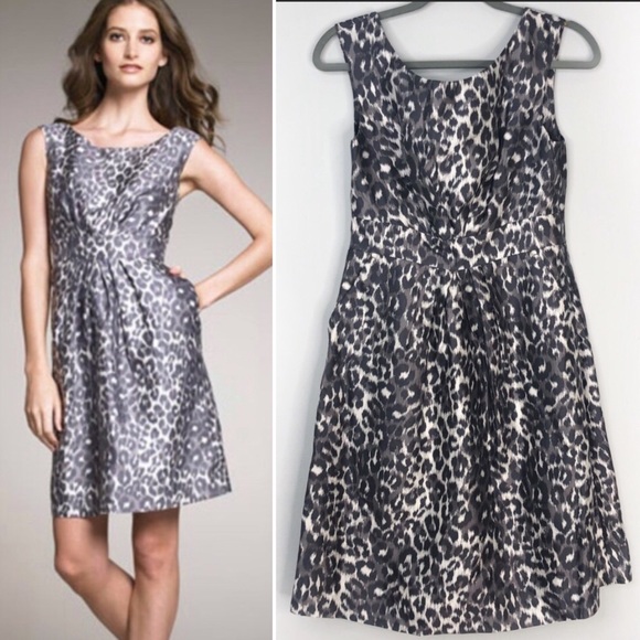 Kate Spade ‘Deanna’ Leopard Print Dress - Picture 1 of 7